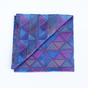 Silk Pocket Square Soho Cobalt Pocket Square